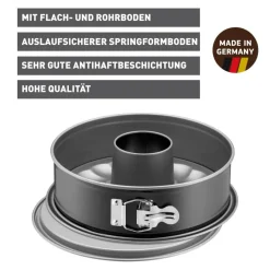 KAISER Inspiration Springform mit Rohrboden, 28 cm