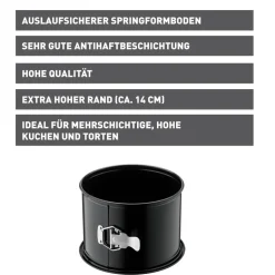 KAISER Inspiration Springform mit hohem Rand, 20 x 14 cm
