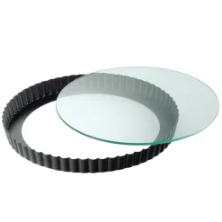 KAISER Inspiration Tarte- & Quicheform mit Glashebeboden, 28 cm