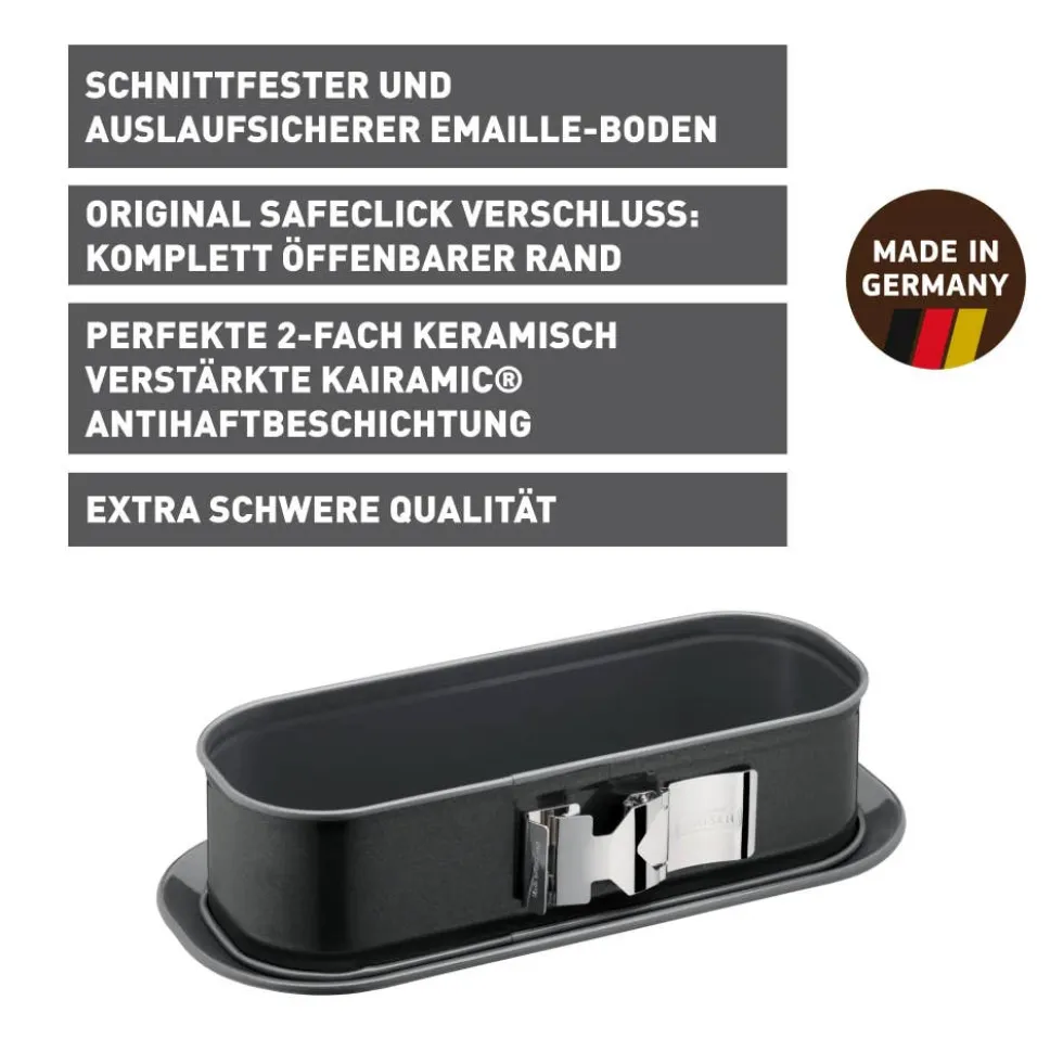 KAISER La Forme Plus Königskuchen Springform mit SafeClick, 30 x 11 cm