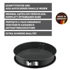 KAISER La Forme Plus Springform mit SafeClick, konisch, 32 cm