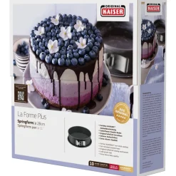 KAISER La Forme Plus Springform mit SafeClick, 28 cm