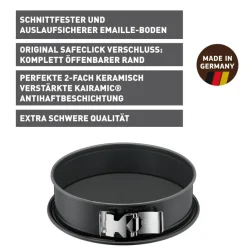 KAISER La Forme Plus Springform mit SafeClick, 28 cm