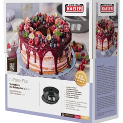 KAISER La Forme Plus Springform mit Rohrboden und SafeClick, 26 cm