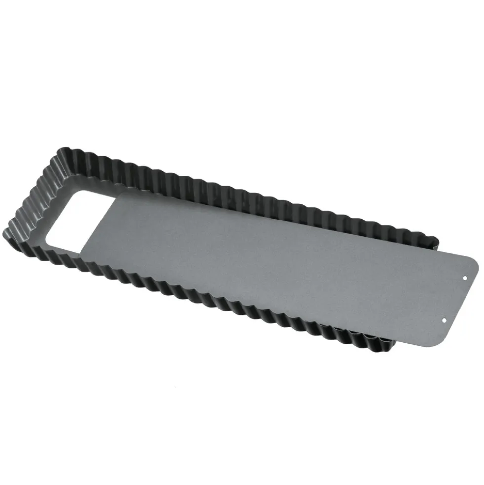 KAISER La Forme Plus Tarte- und Quicheform mit Hebeboden, rechteckig, 35 x 13 cm