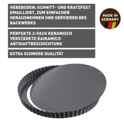 KAISER La Forme Plus Tarte- und Quicheform mit Hebeboden, 32 cm