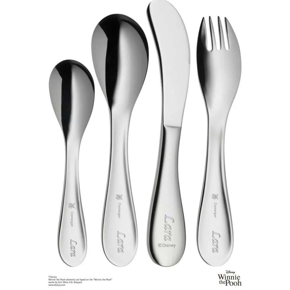 Kinderbesteck-Set Knuddel, 4-teilig