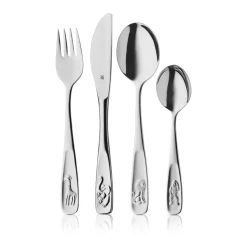 Kinderbesteck-Set Tiere, 4-teilig