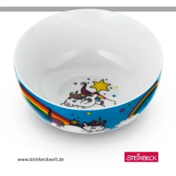 Kindergeschirr-Set Einhorn, 6-teilig