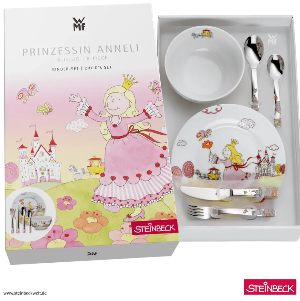Kindergeschirr-Set Prinzessin Anneli, 6-teilig