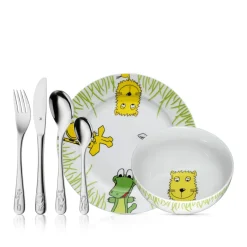 Kindergeschirr-Set Safari, 6-teilig