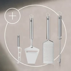 Käsegenuss-Set: Profi Plus Küchenhelfer für Käsezubereitung, 4-teilig