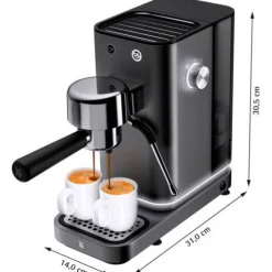 Lumero Set: WMF Lumero Espressomaschine in Stone Grey mit Espressomühle