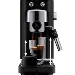 Lumero Set: WMF Lumero Espressomaschine in Deep Black mit Espressomühle