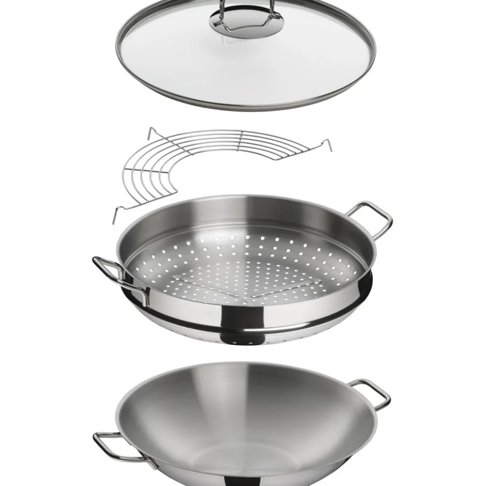 Macao Wok-Set, 36 cm, 4-teilig