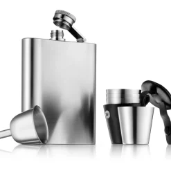 Manhattan Flachmann-Set, 6-teilig