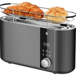 Master Set: Langschlitz-Toaster mit Brötchenaufsatz und Wasserkocher