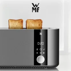 Master Set: Langschlitz-Toaster mit Brötchenaufsatz und Wasserkocher