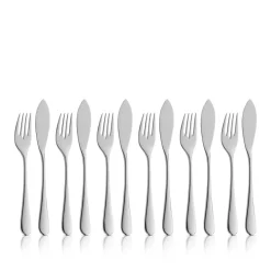 Merit Fischbesteck-Set, 12-teilig, Cromargan protect®