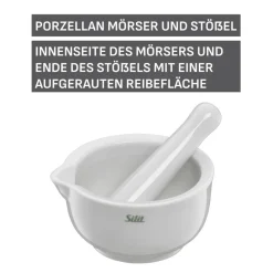 Mörser mit Stößel, 10 cm