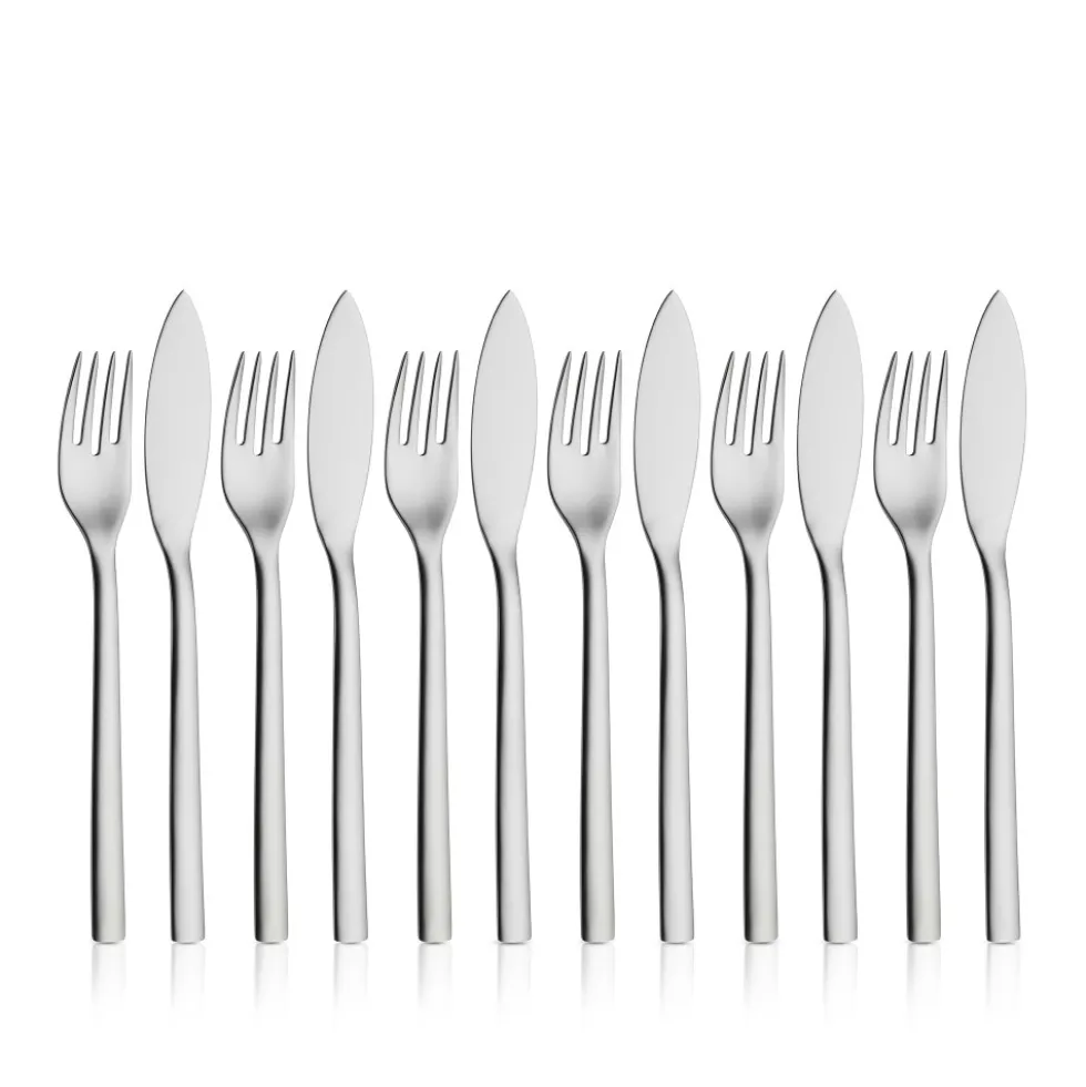 Nuova Fischbesteck-Set, 12-teilig