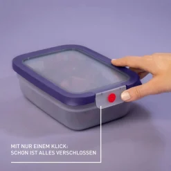 oneClick Frischhaltedosen 3-teiliges Space Saving Set (0,5 / 1,2 / 2,3 L) N12304