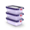 oneClick Frischhaltedosen 3-teiliges Set (3x 0,5 L) N12317