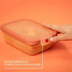 oneClick Frischhaltedosen 3-teiliges Space Saving Set (0,5 / 1,2 / 2,3 L) N12303