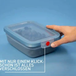 oneClick Frischhaltedosen 3-teiliges Space Saving Set (0,5 / 1,2 / 2,3 L) N12302