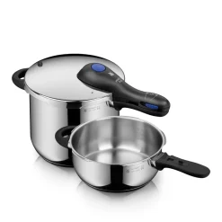 Perfect Plus One Pot Schnellkochtopf-Set, 22 cm, 6,5 und 3,0 Liter