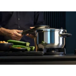 Perfect Premium One Pot Schnellkochtopf-Set mit Dampfgareinsatz, 22 cm, 4,5 und 3,0 Liter, stapelbar