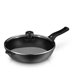 PermaDur Premium Wok mit Glasdeckel, 30 cm