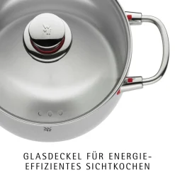 Quality One Kochtopf mit Deckel, 24 cm