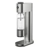 Set: Element One Wassersprudler, Edelstahl mit Wasserkaraffe und Reinigungsbürste