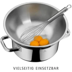 Set: Gourmet Küchenschüssel-Set, 4-teilig, mit Profi Plus Schneebesen-Set, 3-teilig