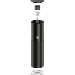Set: Signature Pro Gewürzmühlen in silber und schwarz