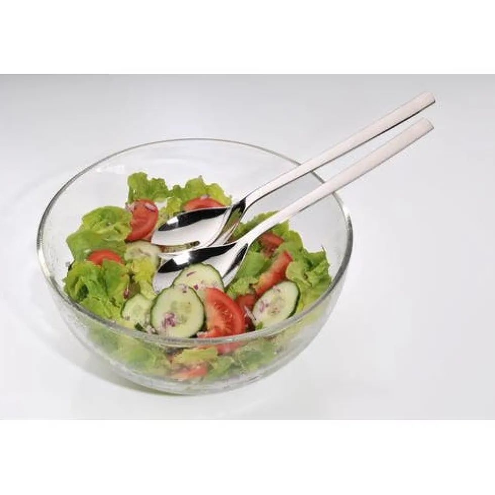 Set: Taverno Salat-Set, 3-teilig, Gourmet Salatschleuder und Classic Line Gemüsemesser