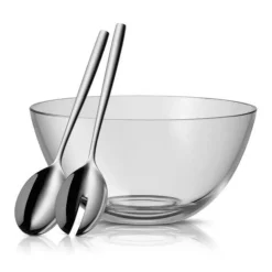 Set: Taverno Salat-Set, 3-teilig, Gourmet Salatschleuder und Classic Line Gemüsemesser