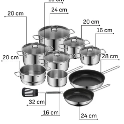Silit Alicante Kochgeschirr-Set, 10-teilig