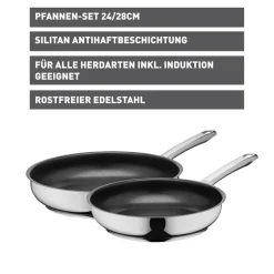 Silit Calabria Pfannen-Set, 24 & 28 cm