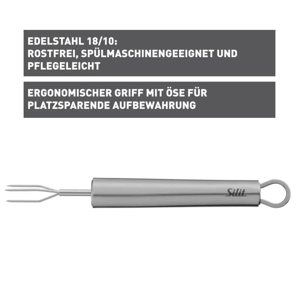 Silit Classic Line Pellkartoffelgabel, 17 cm