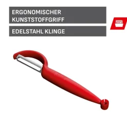Silit Pelaro Tomaten- und Gemüseschäler, rot