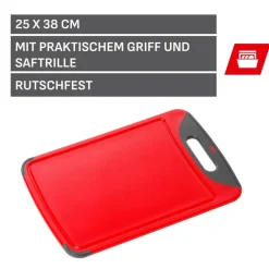 Silit Schneidebrett, Rot, 38 x 25 cm