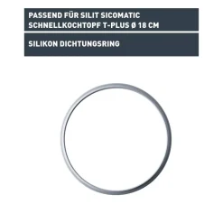 Silit Sicomatic Silikondichtring, 18 cm
