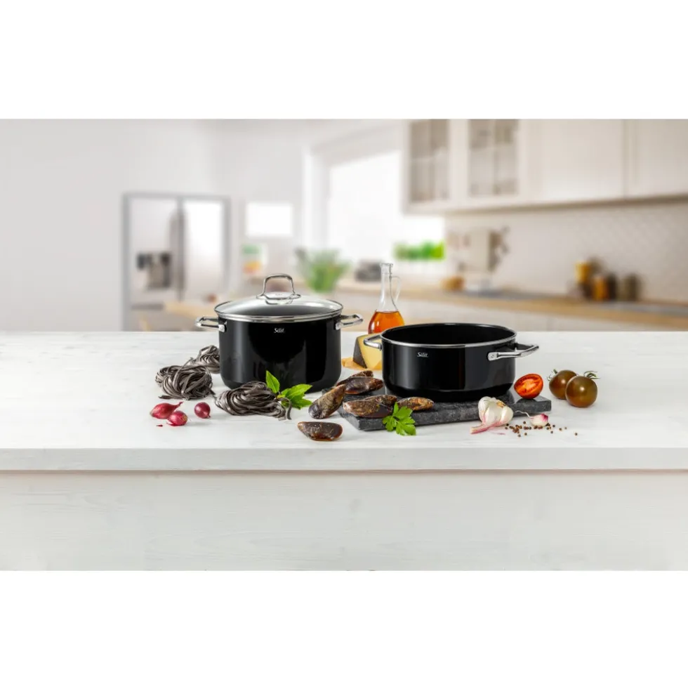 Silit Silargan® Elegance Topf-Set, 4-teilig, Black