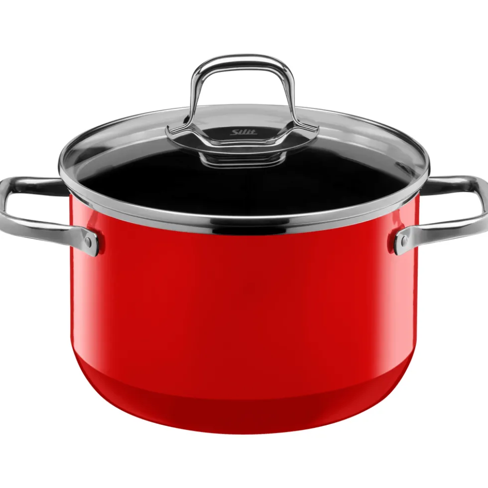 Silit Silargan® Elegance Topf-Set, 4-teilig, Red