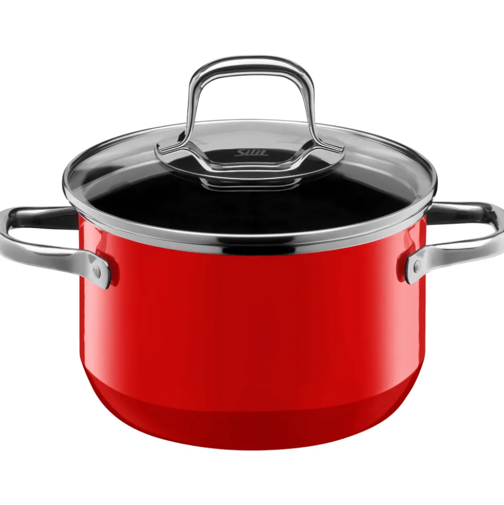 Silit Silargan® Elegance Topf-Set, 4-teilig, Red