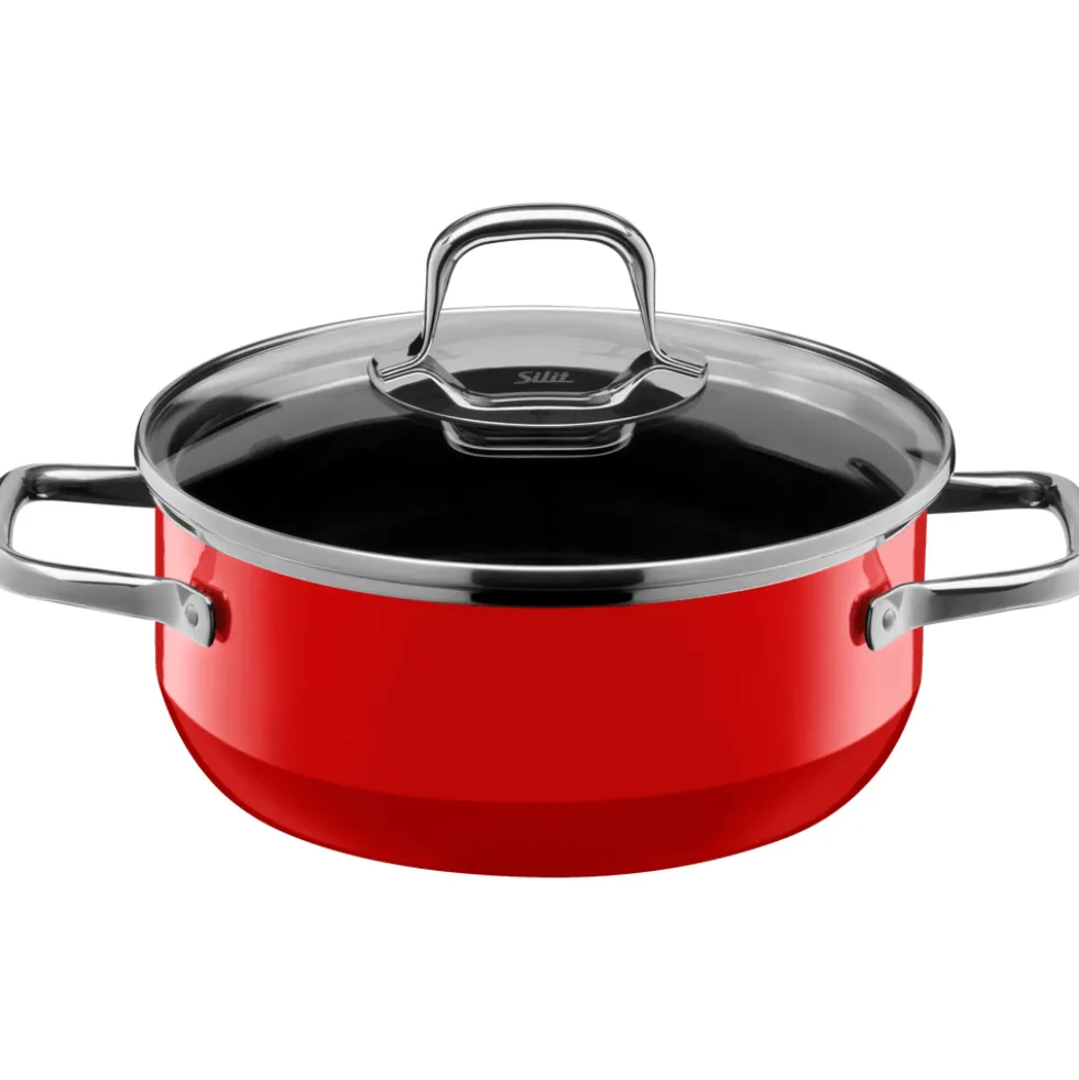 Silit Silargan® Elegance Topf-Set, 4-teilig, Red