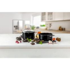Silit Silargan® Elegance Topf-Set, 4-teilig, Black