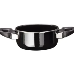 Silit Silargan® Modesto Bratentopf mit Deckel, 16 cm, Black
